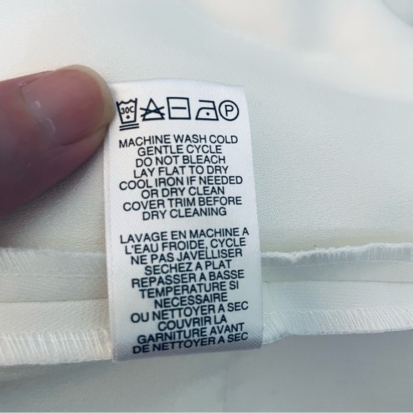 Halston Heritage Cream Jogger Track Dress Pants 4 - Picture 12 of 12